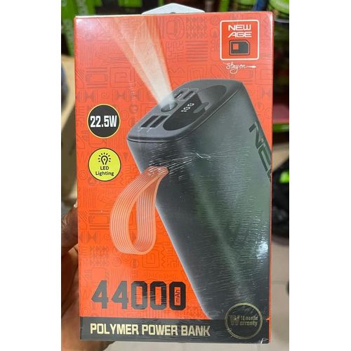 New Age High 44000 mAh POWER BANK FAST CHARGE TYPE C INPUT