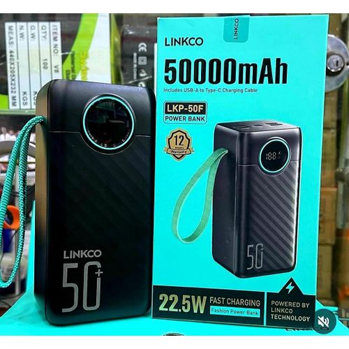LINKCO 50000mAh 22.5W Fast Charging Type-C Output Powerbank