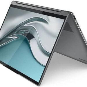 LENOVO YOGA 9 2 IN 1 14IRP9 LAPTOP (83B1CT01WW), Intel Core i7-1360P, 14-inch 2.8K (2880x1800) OLED, 90Hz display, Integrated Intel Iris Xe Graphics, 16GB LPDDR5 RAM, 512GB PCIe SSD, Windows 11 Home, Wi-Fi 6E and Bluetooth 5.1, Two Thunderbolt 4 ports (with DisplayPort and Power Delivery), two USB-C 3.2 Gen 2 ports, and a headphone/mic combo jack, Touchscreen, fingerprint, backlit keyboard