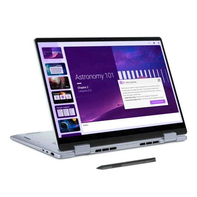 DELL 14 PLUS 2 IN 1 DB04250: INTEL®️ CORE  ULTRA 7 256V PROCESSOR, 1TB PCle NVMe M.2 SSD, 16GB DDR5 RAM, 14" FHD+ DISPLAY, TOUCHSCREEN, BACKLIT KEYBOARD, FINGERPRINT READER, WIN 11 HOME, COLOR: ICE BLUE, 1 YEAR WARRANTY (LDB04250-7137BLU-PUS) (REPLACEMENT OF DELL INSPIRON)