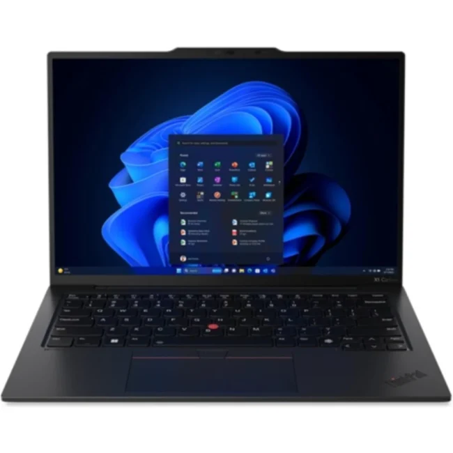 LENOVO THINKPAD X1 CARBON GEN 12: INTEL CORE™️ ULTRA 7 155U EVO PLATFORM 4.8GHZ, 512GB PCle NVMe M.2 SSD, 32GB DDR5 RAM, 14" WUXGA 1920x1200 IPS DISPLAY, BACKLIT KEYBOARD, TOUCHSCREEN, FINGERPRINT, WIN 11 PRO, COLOR: BLACK PAINT, 1 YEAR WARRANTY (21KC00A7US)
