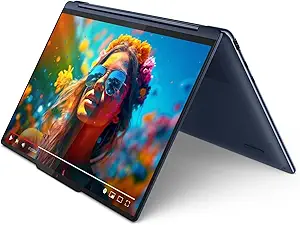 LENOVO YOGA 9  2 IN 1 14IRP9:INTEL CORE i7-1360P 1.2G, 512GB PCle NVMe M.2 SSD, 16GB DDR5 RAM, 14" OLED DISPLAY, BACKLIT KEYBOARD, TOUCHSCREEN, FINGERPRINT, WIN 11 HOME, COLOR: GREY, 1 YEAR WARRANTY (83B1CT01WW)