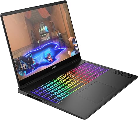 HP OMEN MAX 16-AH0002TX GAMING LAPTOP (OMEN 11) INTEL CORE™️ ULTRA 9 275HX (24 C, 24 THRDS), 1TB PCLE GEN 5 NVMe M.2 SSD, 32GB DDR5 RAM (2 x 16GB), 16.0" WQXGA IPS LED, 500 NITS 240HZ VRR, RGB BACKLIT KEYBOARD WITH NKRO ANTI-GHOST KEY, NVIDIA GEFORCE RTX 5070TI 12GB GRAPHICS CARD VRAM, HYPER X, WIN 11 HOME, COLOR: SHADOW BLACK, 1 YEAR WARRANTY  (B90CPPA#AB2)