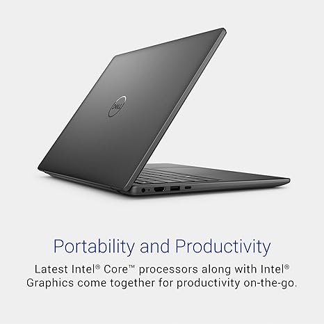 DELL INSPIRON 14 5440:INTEL CORE™️ I5-1334U, 512GB PCle NVMe M.2 SSD, 8GB DDR4 RAM,14" FHD+ 1920x1200 DISPLAY, BACKLIT KEYBOARD, CARD READER,  HDMI & USB 3.2, WIN 11 HOME, COLOR: CARBON BLACK, 1 YEAR WARRANTY (D0F3W/ i5440-5463BLK-PUS)