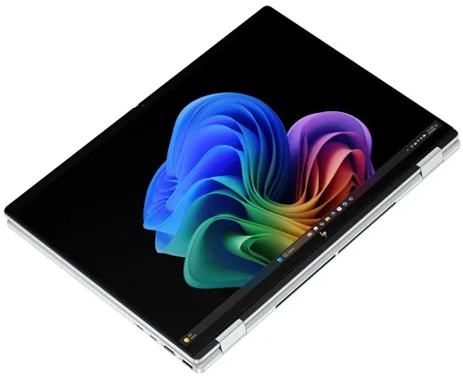 HP OMNIBOOK X FLIP LAPTOPNGAI 14-FM0023DX:INTEL CORE™️ ULTRA 7 256V, 1TB NVMe M.2 SSD, 16GB ON-BOARD DDR5 RAM, TOUCHSCREEN, 14" 2K IPS LED DISPLAY 300 NITS, BACKLIT KEYBOARD, POLY STUDIO, HP 5MP IR CAMERA, WIN 11 HOME, COLOR: ATMOSPHERIC BLUE, 1 YEAR WARRANTY (B5UJ2UA#ABA)