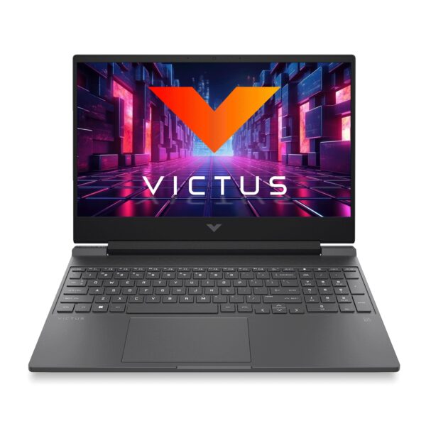 HP VICTUS 15-FA2701WM GAMING LAPTOP:INTEL ®️ CORE ™️ i5-13420H Upto 4.7GHz, 512GB NVMe M.2 SSD, 16GB DDR5 RAM *NVIDIA RTX 4050 6GB GRAPHICS CARD, 15.6” FHD IPS LED DISPLAY 300 NITS 1920X1080 144Hz, WIN 11 HOME, D TS:X ULTRA, COLOR: MICA SILVER, 1 YEAR WARRANTY (B8LN4UA#ABA