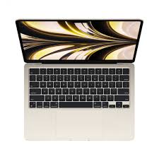 Apple MacBook Air M3 Chip, 8-Core CPU 10-Core GPU, 16GB, 512GB SSD, 13 Inch, Starlight, MXCU3 , English Keyboard