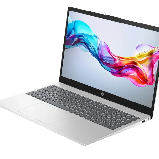 HP 15-FD0477NIA: INTEL CORE™️ I3-1315U, Upto 4.4GHz with Intel®️ TURBO BOOST TECHNOLOGY, 512GB PCle NVMe M.2 SSD, 8GB DDR4 RAM,15.6" FHD LED (1920×1080),BACKLIT KEYBOARD  FREEDOS, COLOR: NATURAL SILVER, 1 YEAR WARRANTY (B58L2EA#BH5)