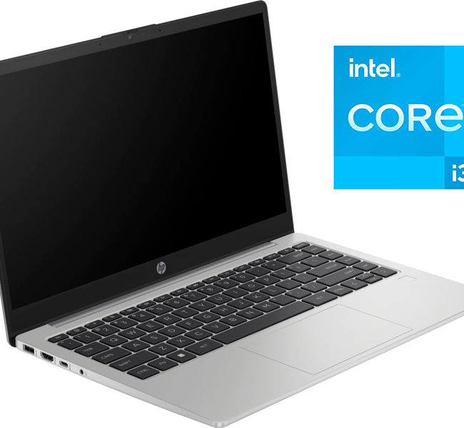 HP 240 14'' G10 13th Gen Intel® Core™ i3-1315U 1.2GHz up to 4.5GHz 512GB PCIe® NVMe™ SSD | 8GB DDR4-3200MHZ RAM (1 x 8GB) 14" diagonal HD (1366 x 768) | Integrated Intel® UHD Graphics TURBO SILVER | BACKLIT KEYBOARD | FreeDOS 3.0 | 1 Year Channel Warranty (968K8ET#BH5)
