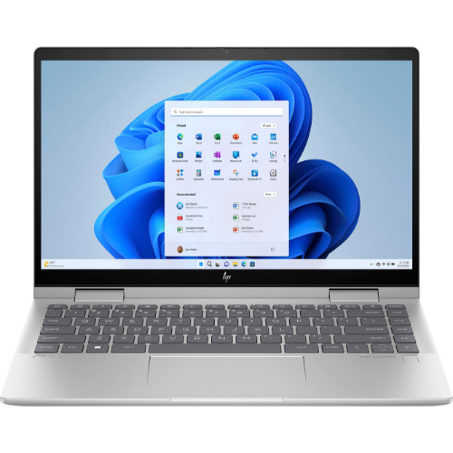HP ENVY X360 2 IN 1 14-ES1023DX CORE™️ 7, 512GB PCle NVMe M.2 SSD, 16GB DDR4 RAM,14" FHD IPS 1920X1080, TOUCHSCREEN, FINGERPRINT READER, POLY STUDIO, WIN 11 HOME, COLOR: NATURAL SILVER, 1 YEAR WARRANTY (9R8R3UA#ABA)