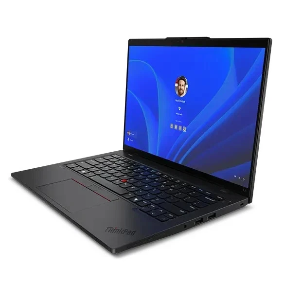 LENOVO THINKPAD L14 GEN 5:INTEL CORE ULTRA 5 135U VPRO 4.6GHZ, 256GB PCle NVMe M.2 2242 SSD, 16GB DDR5-5600 RAM (2 x 8GB SO-DIMM), 14" WUXGA 1920x1200 IPS ANTI-GLARE DISPLAY, BACKLIT KEYBOARD, INTEL UHD GRAPHICS, WIN 11 PRO, COLOR: BLACK, 1 YEAR WARRANTY (21L2S38400)