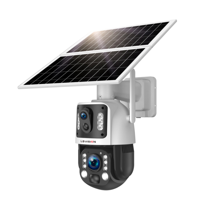 OscarVision DUAL LENS Smart Solar Camera Full HD Video